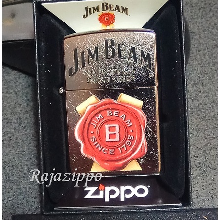 Zippo Original USA 49326 Jim Beam Street Chrome - Resmi