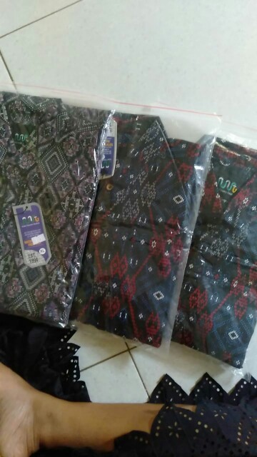 Dgm Fashion   Fashion Kemeja Batik Pria Lengan Pendek Torpedo/kemeja Tribal 6124