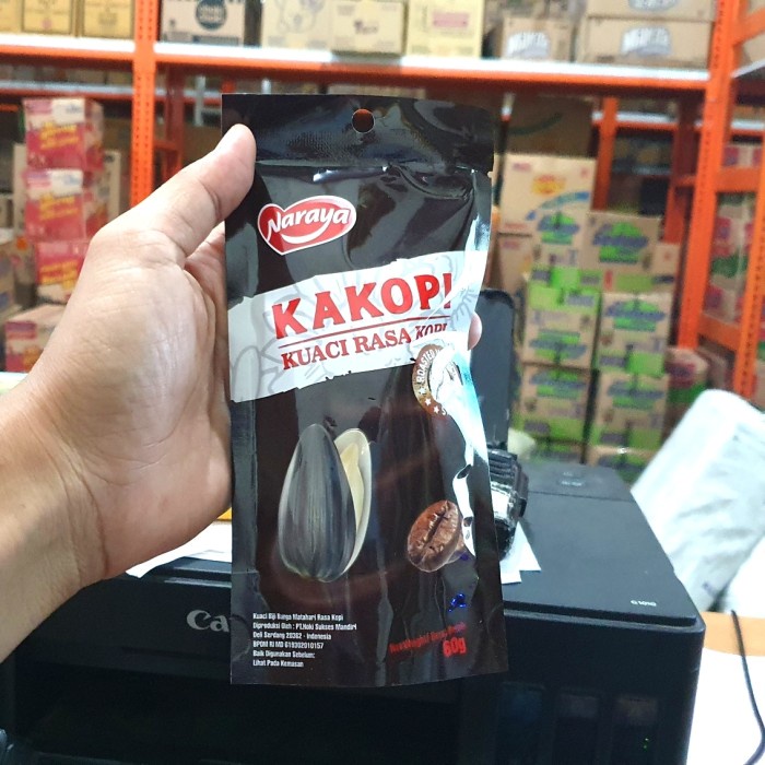 

PCS 60GR - KAKOPI KUACI RASA KOPI / KUACI BUNGA MATAHARI atayatoko