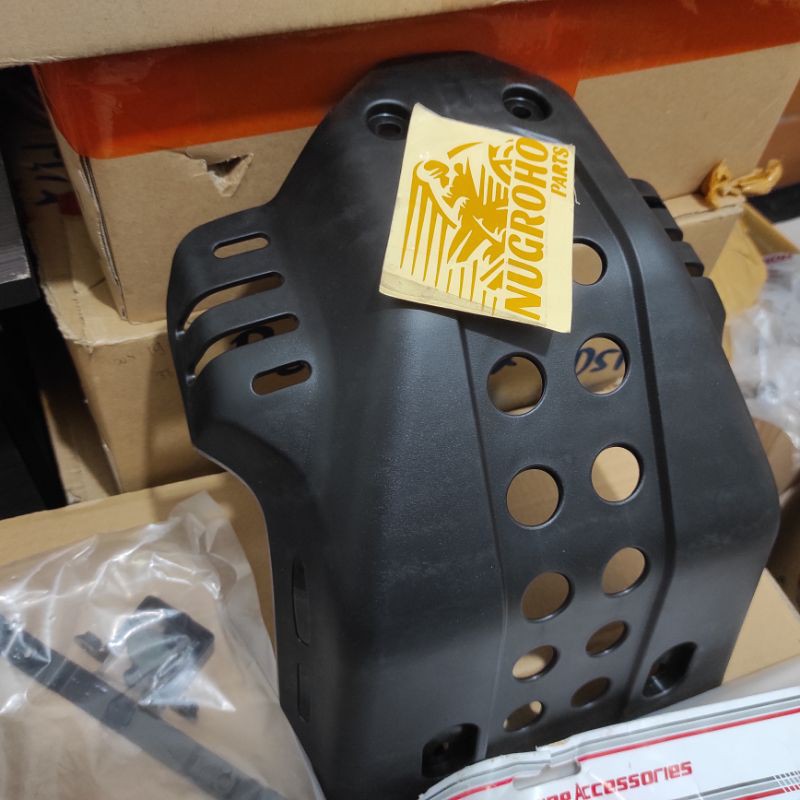 Skid Plate CRF150L Pelindung Mesin CRF150L Asli Honda