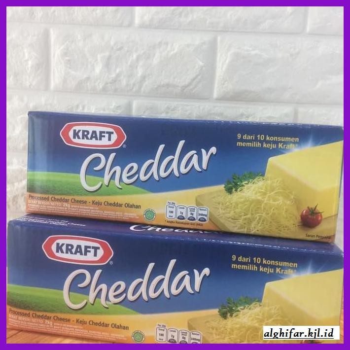 

Ujekujek- Keju Kraft Cheddar | Kemasan 2Kg -Original.