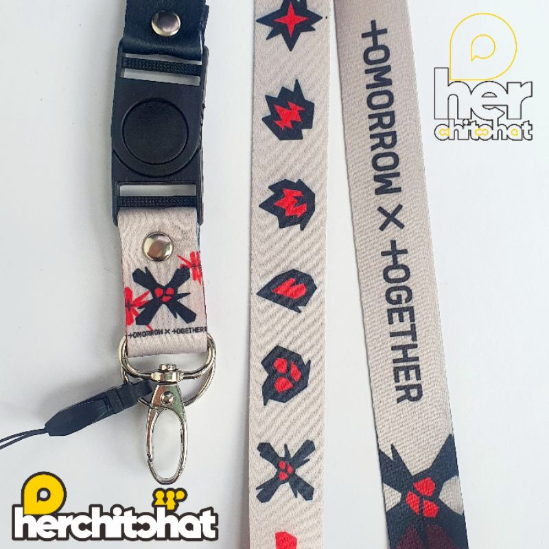 

Lanyard Fanart TXT TOMORROW X TOGETHER Tali ID Card K-Pop