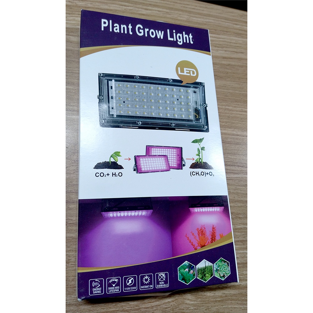 Lampu LED Grow Light Lamp Greenhouse Hydroponic Plant Growth Lighting 50W 1 PCS