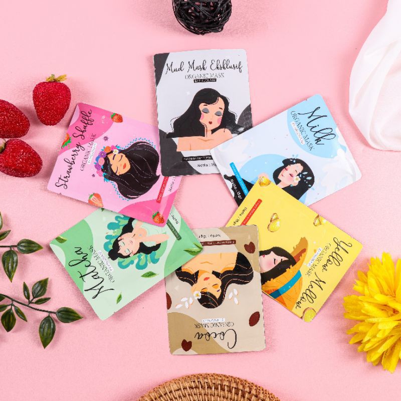 Masker Organik (Organic Mask) by HALONA.ID