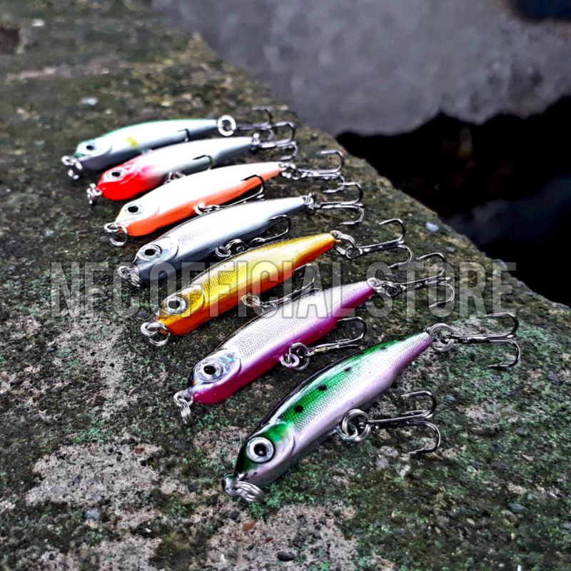 Mini Pencil Sinking 5cm / 4gram Flutter stick bait PREMIUM QUALITY