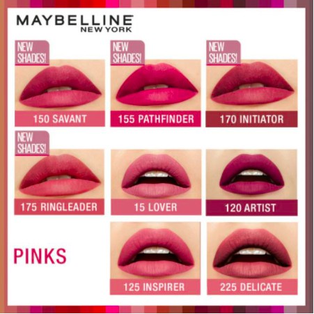 Maybelline Super Stay Matte Ink Liquid Matte Lipstick | Lipstik