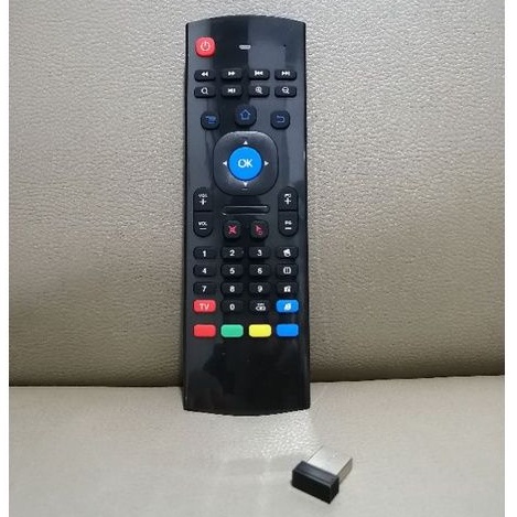 REMOTE REMOT SMART BOX TV ANDROID TV MULTI UNIVERSAL + USB CONECTOR QWERTY KEYBOARD