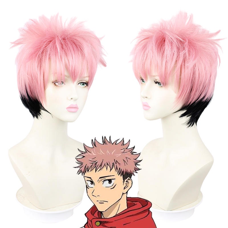 【Wetrose】Jujutsu Kaisen Anime Itadori Yuji Fushiguro Megumi Kugisaki Nobara Gojo Satoru Ryomensukuna Maki Mai Okkotsu Yuta Inumaki Geto Suguru Wig