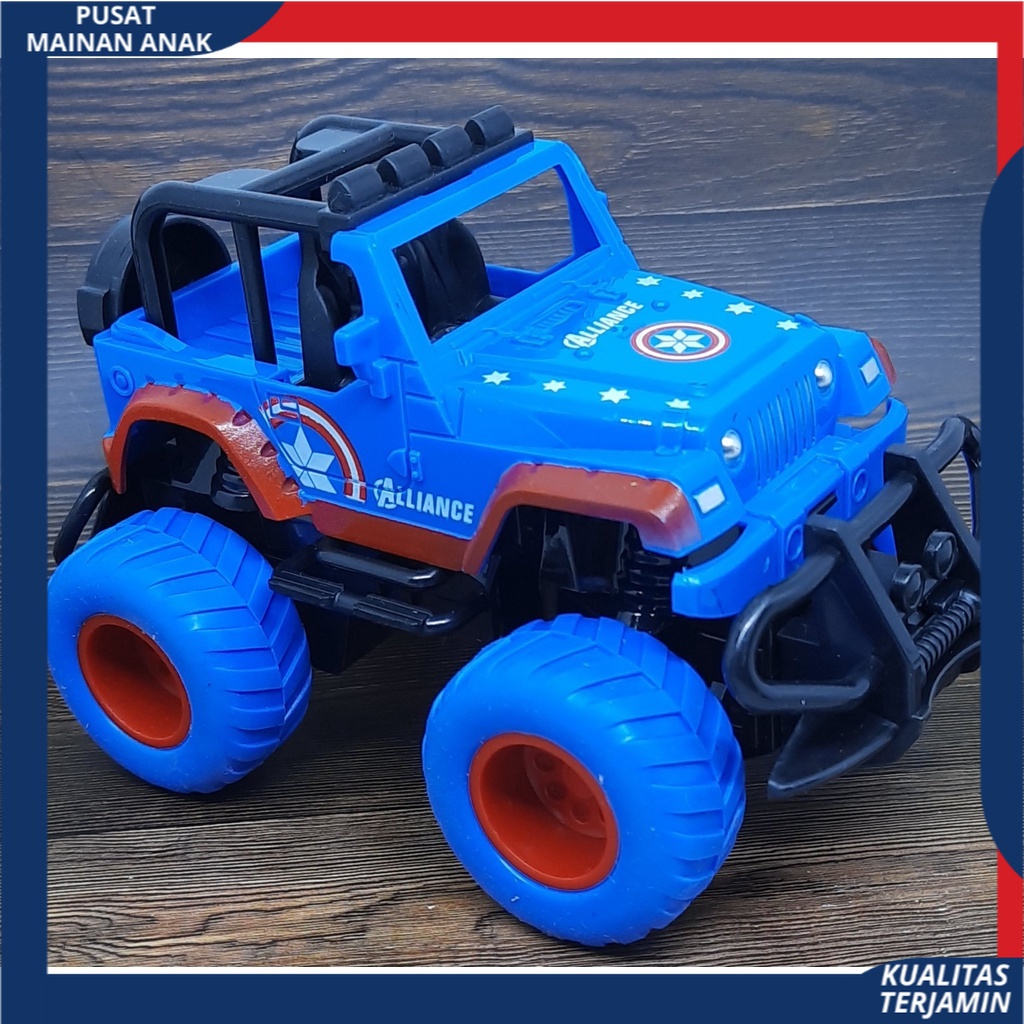 RC Rock Crawler Mobil Remote Kontrol Jeep Off Road Mini Mainan Remote Mobil Polisi NEW