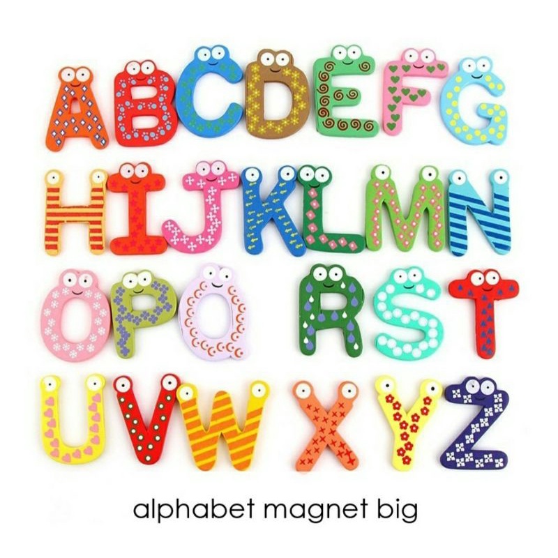 Huruf Alphabet Magnet