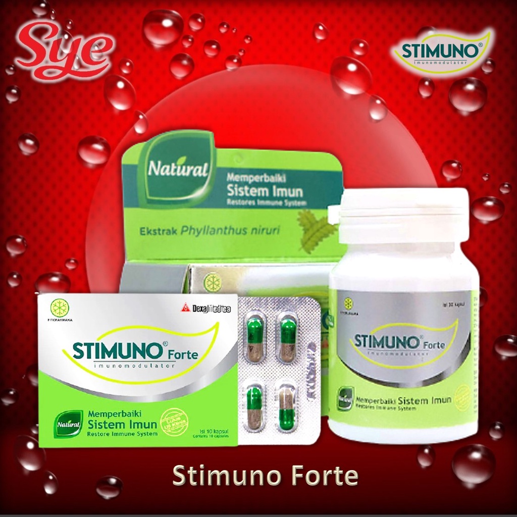 BPOM STIMUNO FORTE ISI 10 TABLET &amp; 30 TABS / STIMUNO VITAMIN / SYE