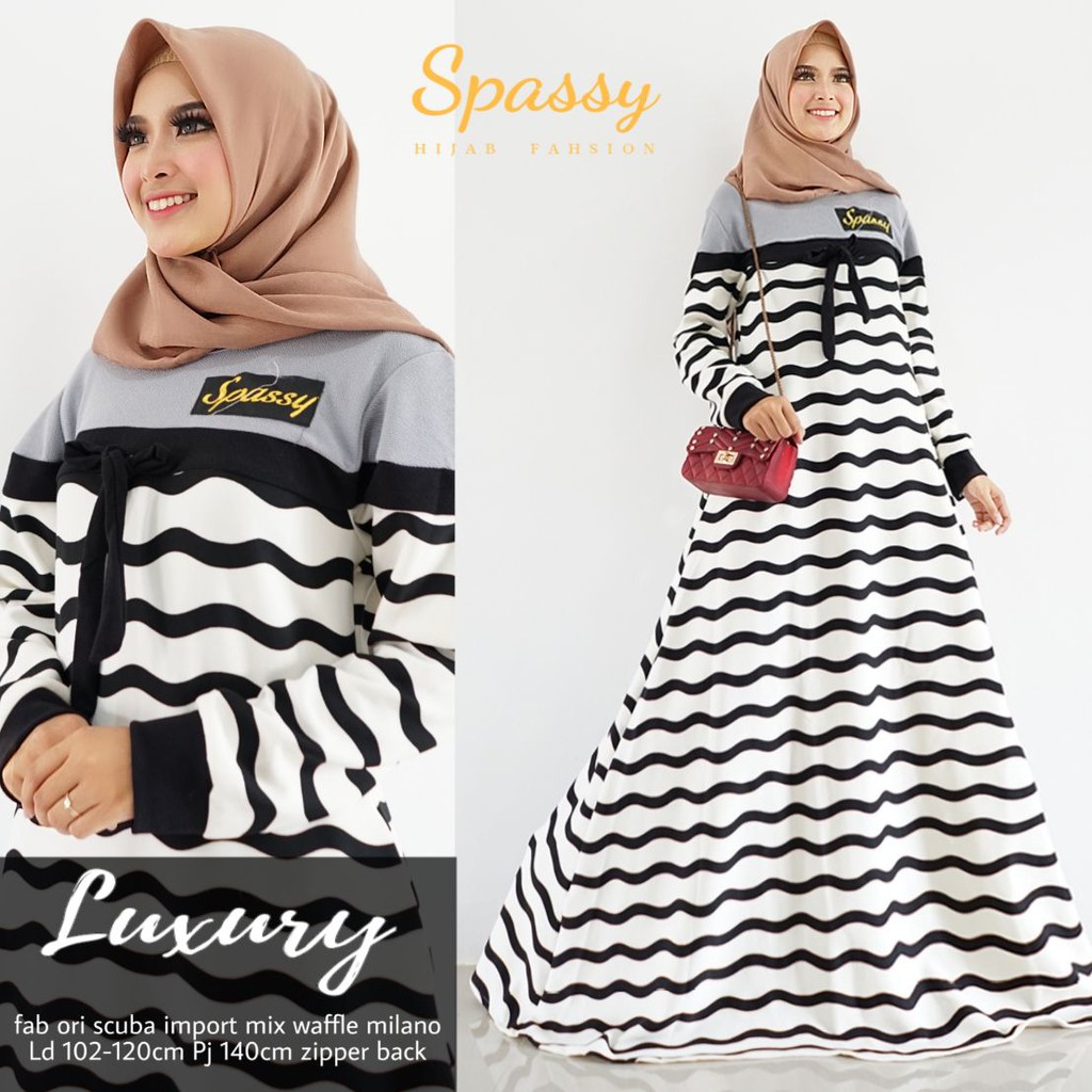 Luxury Gamis By Spassy | Suplier Hijab Solo |Grosir