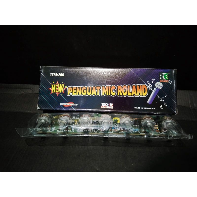 Penguat Mic Roland Mixer 7 Potensio