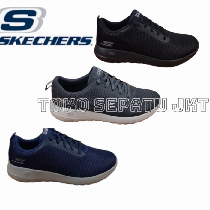 NEW skechers pria / sepatu skechers goga max tali original - 40, navy