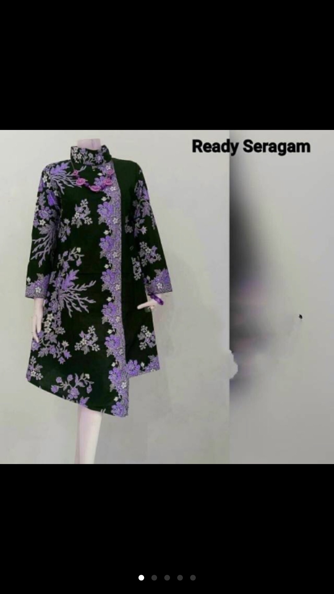 Tunik Batik Atasan Baju Wanita Cocok Utk Seragam Kerja Bg917