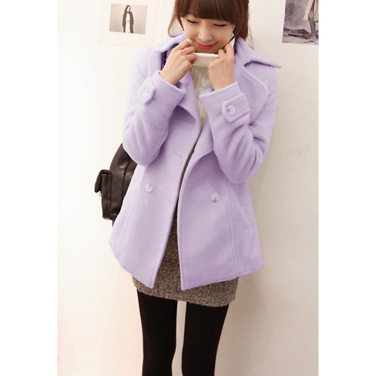 MANTEL PUTIH LUARAN COAT MUSIM DINGIN WINTER SALJU OUTER BLAZER