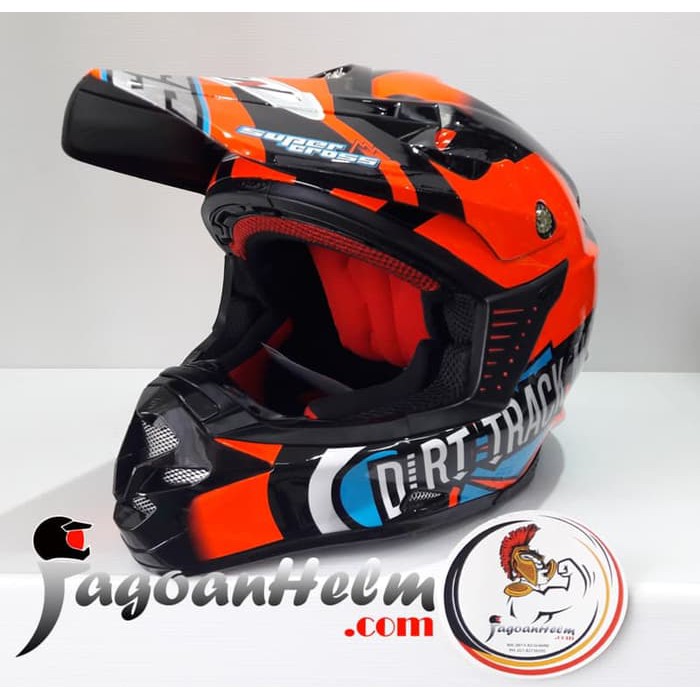 silahkan di ourder GM HELM RX | BLACK ORANGE | SUPER CROSS TRAIL