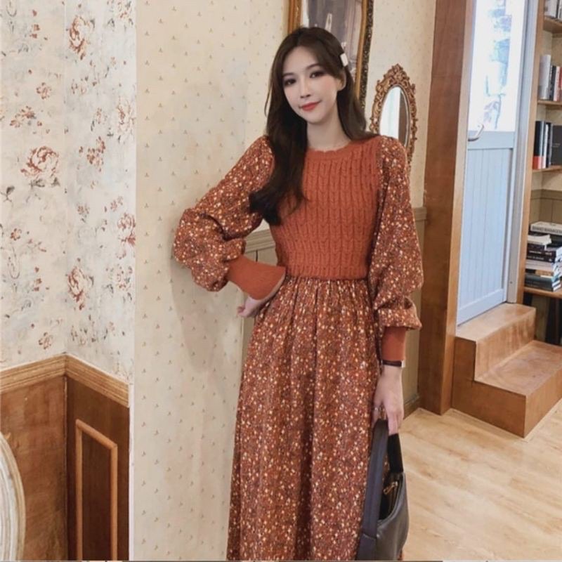 Maxi Dress Phylicia Midi Import 75000#*