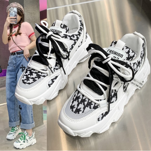 TBIG [COD] Sneakers Import Ulzzang MDR22 Sepatu Fashion Gaya Korea Style Sepatu Wanita Kuliah Kerja