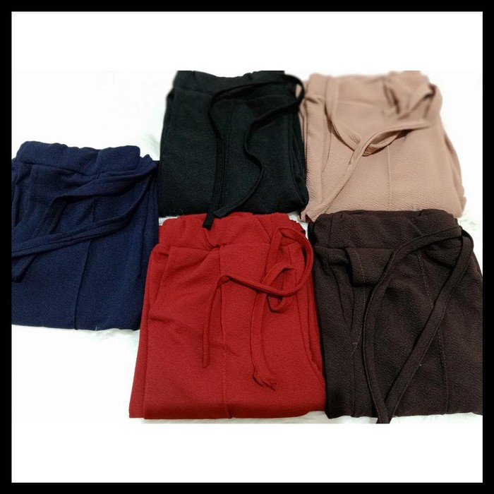 Celana Luna Cubit Bahan Scuba / Doty Pants Scuba Polos