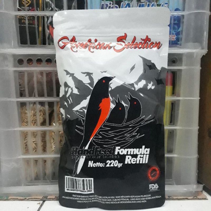 Voer AMERICAN SELECTION AMS Untuk Lolohan Piyik Burung Murai Batu