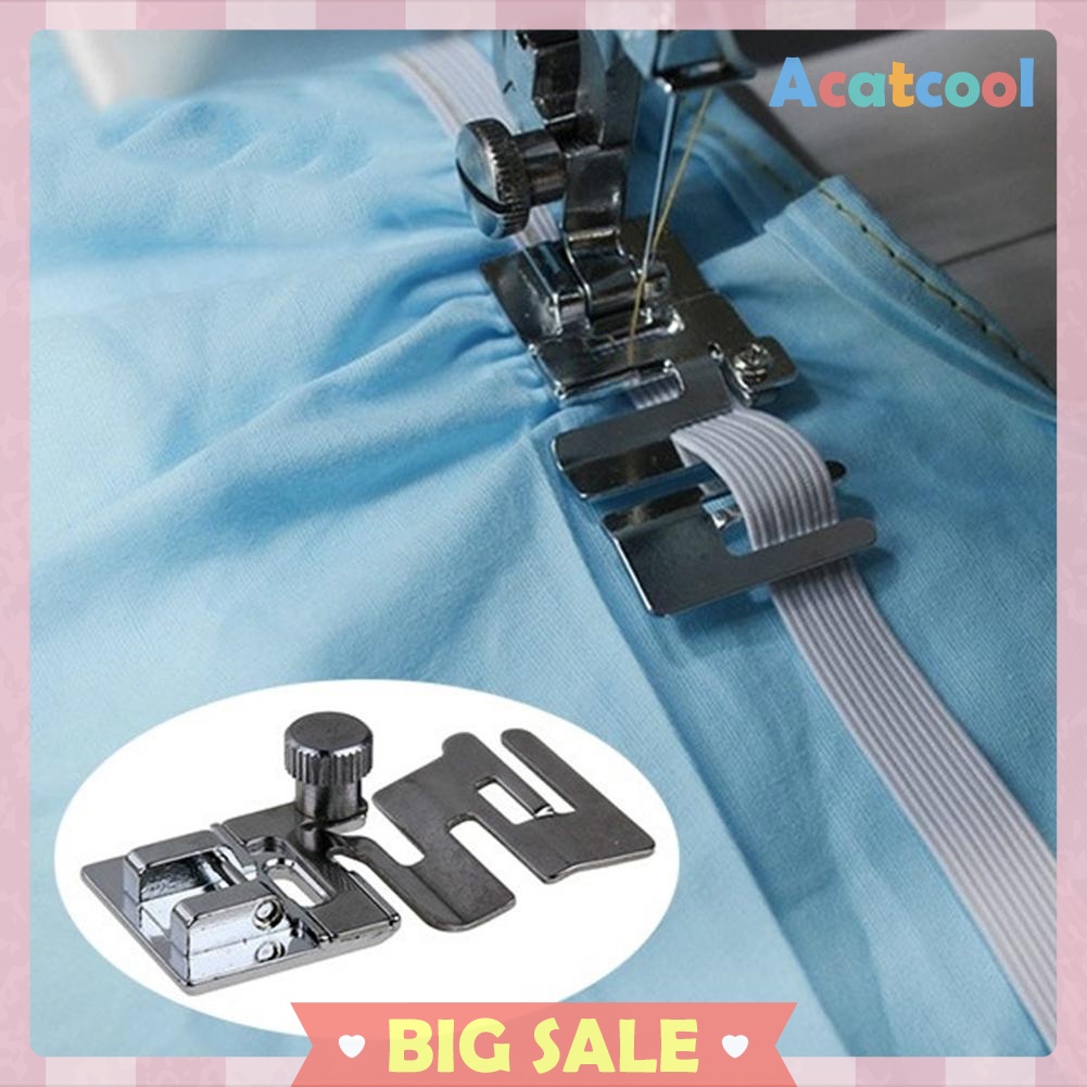 1pc Elastic Cord Band Fabric Stretch Domestic Sewing Machine Foot Presser