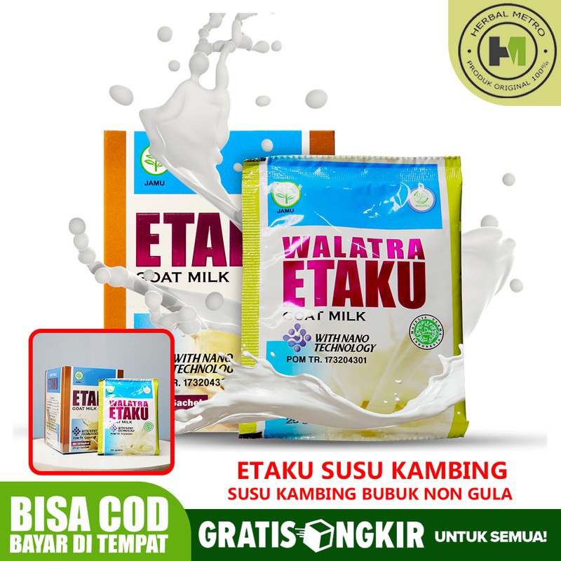 

Susu Kambing Bubuk Non Gula - Tanpa Gula - Susu Kalsium Susu Kambing Etaku Di Jakarta Timur