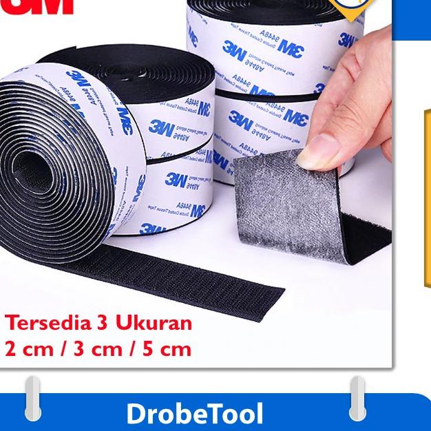 

Velcro Double Tape Adhesive Perekat Serbaguna Magic - Taffpack ✔