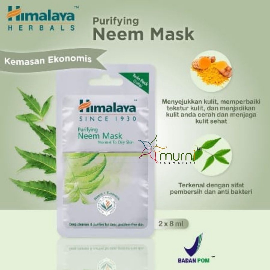 HIMALAYA PURIFYING NEEM MASK SACHET  2 x 8 ml