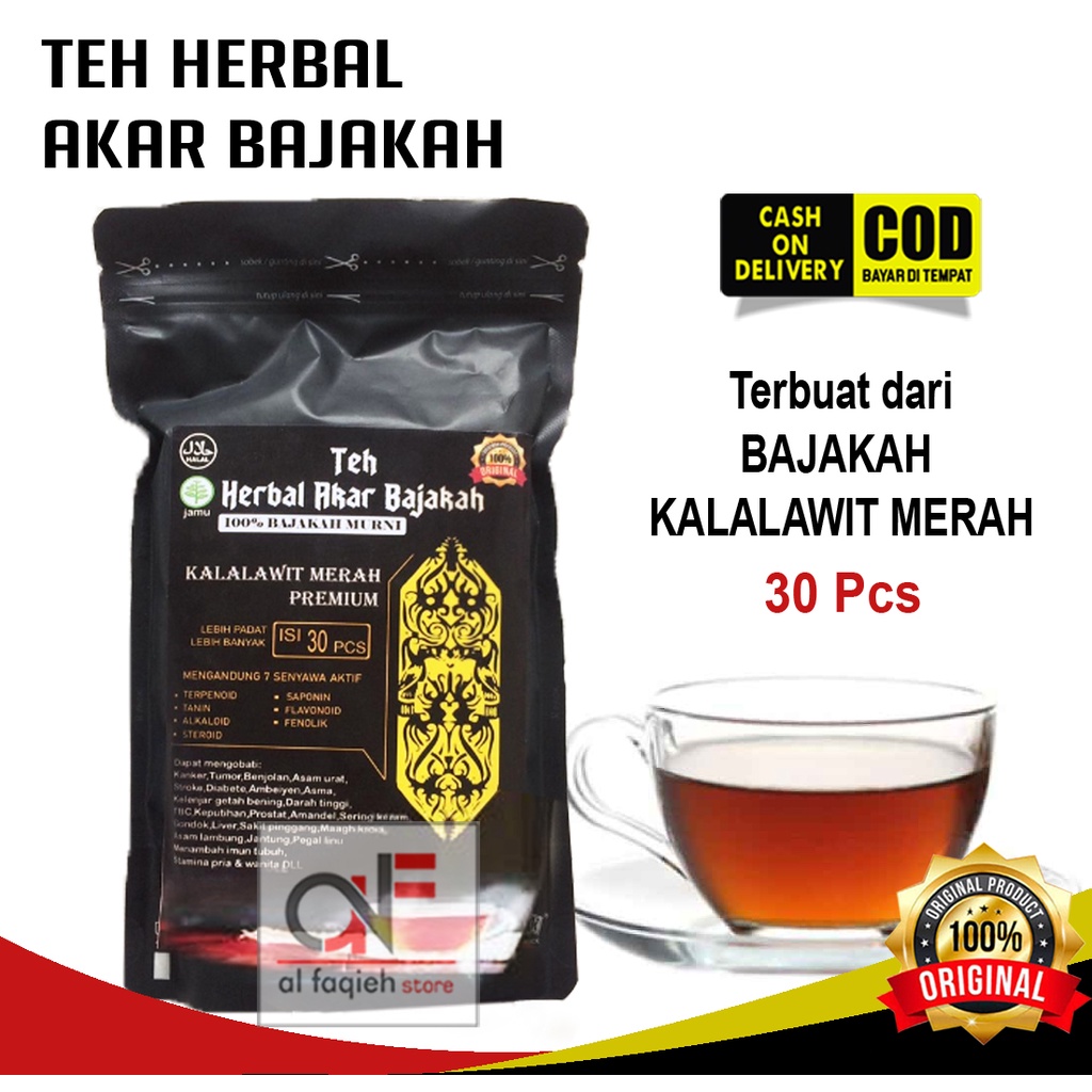 

Teh herbal Akar Bajakah Kalalawit Merah ASLI