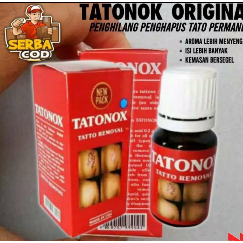 

Tatonox obat penghapus tato permanen asli original