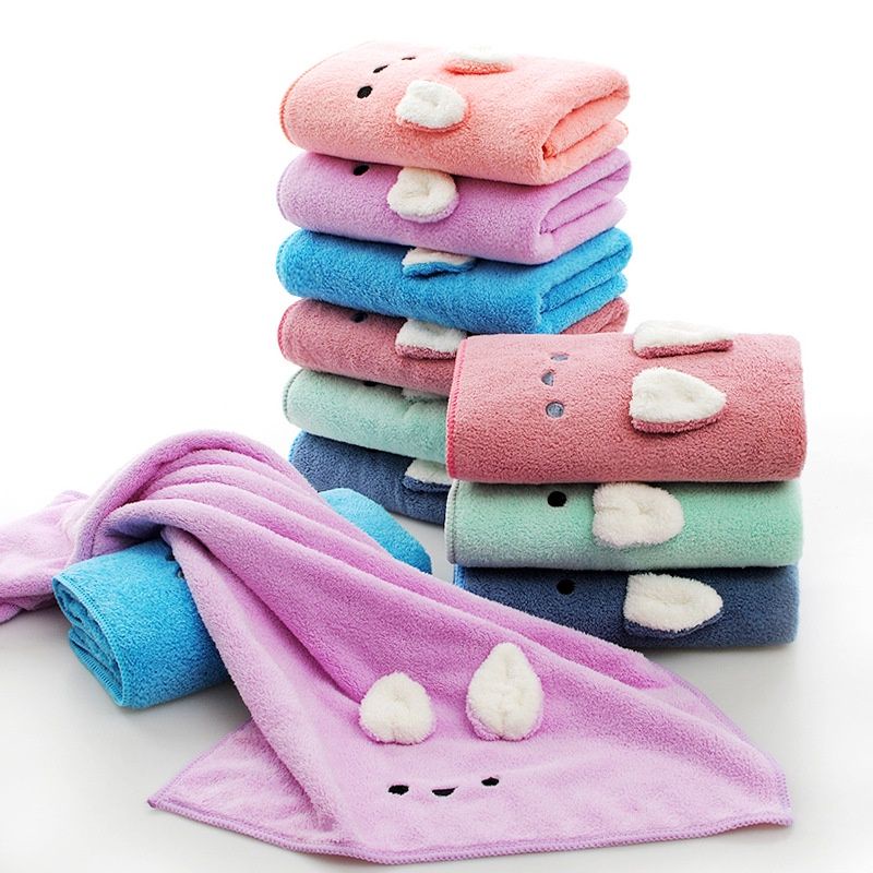 [COD] HANDUK MANDI BAYI MICROFIBER LEMBUT BENTUK TELINGA BERUANG LUCU LEMBUT IMPORT HANDUK MANDI ANAK BAYI BABY