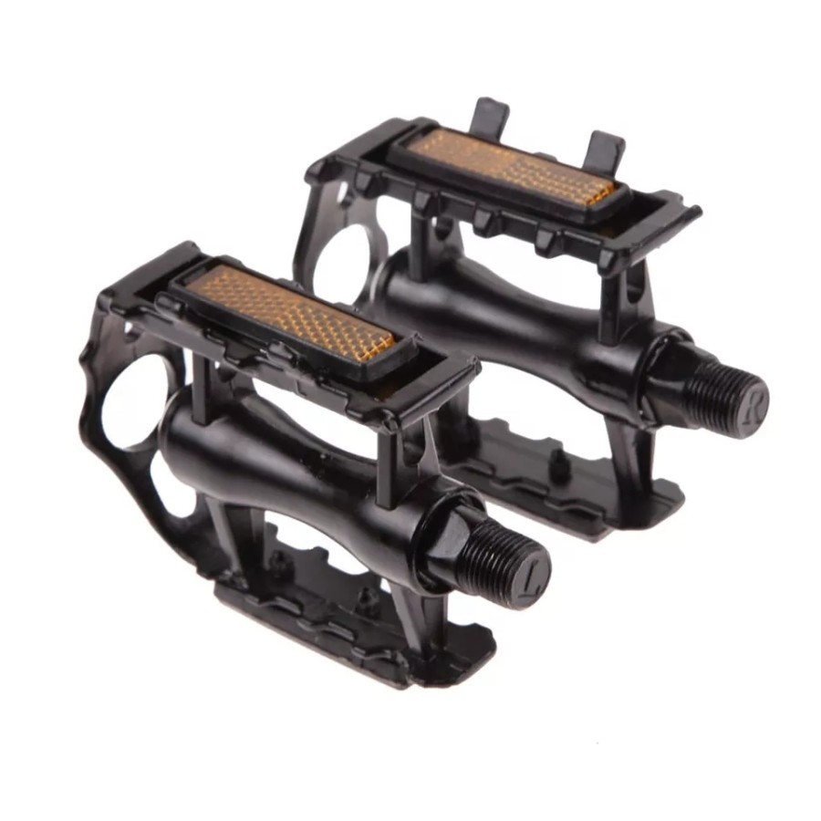 (Ready Stok) 2 PCS Pedal Sepeda MTB + Reflektor / Pedal Sepeda - Aksesoris Sepeda Komponen Sepeda