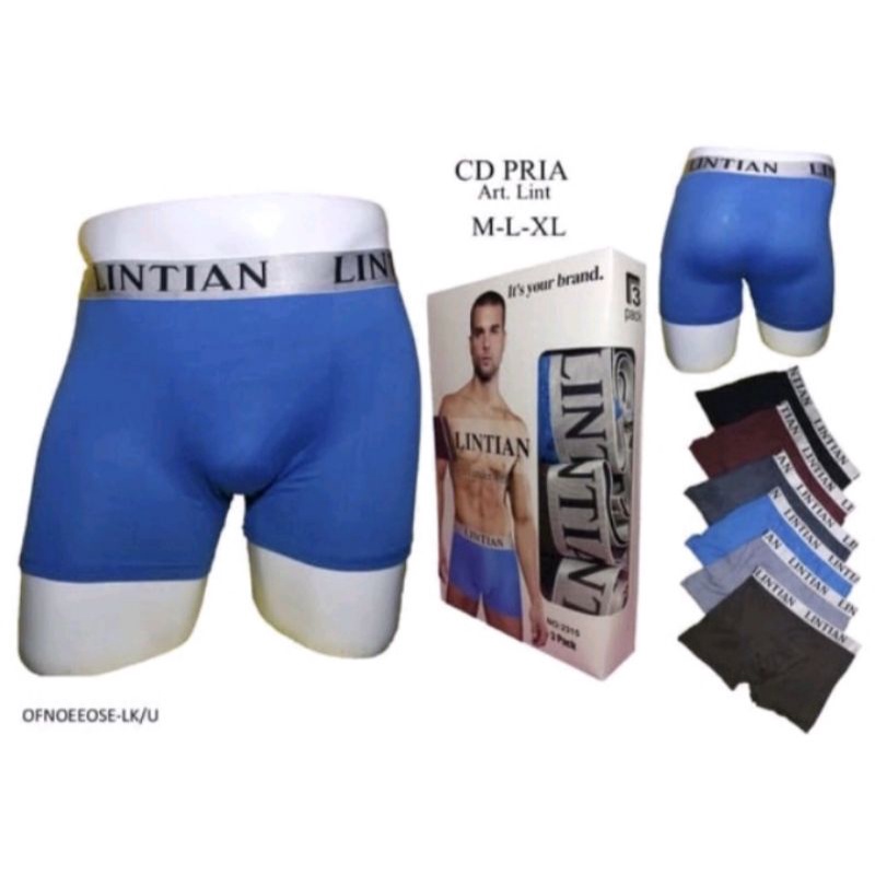 3 pcs celana dalam pria / celana dalam boxer pria / celana dalam pop pria / celana dalam cowok / celana dalam lintian / celana dalam / underwear