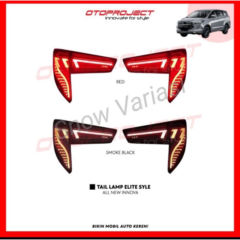 Tail Lamp / Stop Lamp All New Innova Reborn Elite Style Otoproject