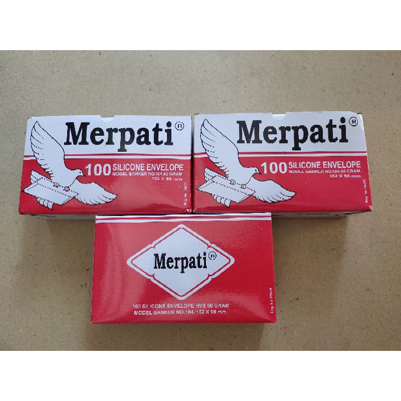 

Amplop Merpati 104/Merpati Tanggung Silikon/Perekat