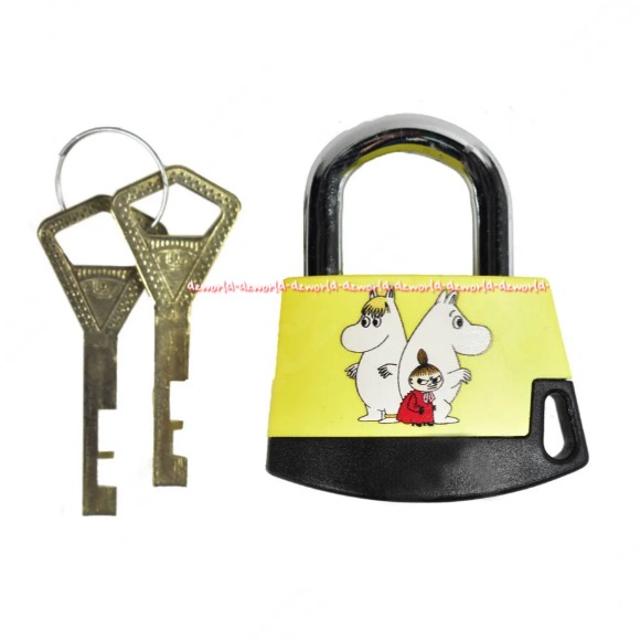 Gembok Abloy Moomin Padlock Abloy Classic Gembok Yellow Blue Padlock Gambar Motif Gambar Pad Lock