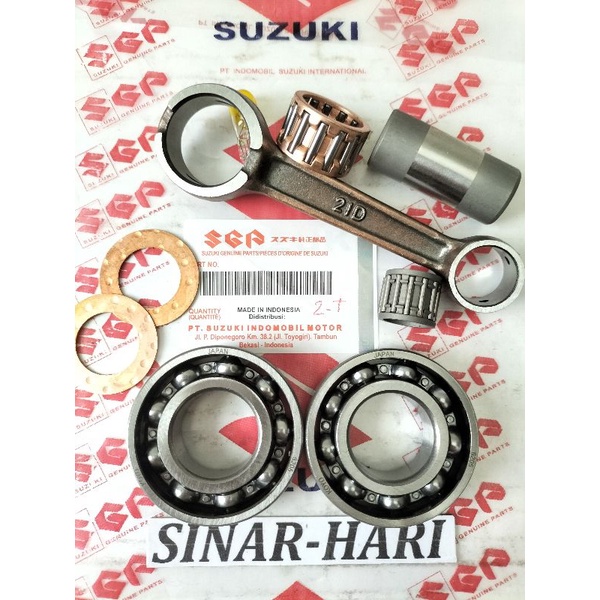 SETANG SEHER PLES BERING SATRIA 2 TAK , SATRIA HIU 2 TAK  KELENGKAPAN PRODUK  SETANG SEHER SET BERING SEPASANG KANAN KIR 6205_6205