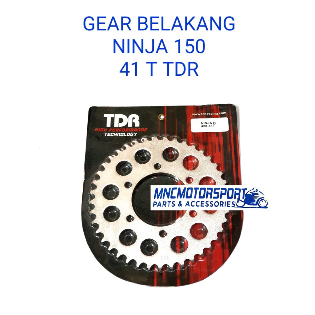 GEAR GIR BELAKANG TDR 428 41 T NINJA 150 R SS RR
