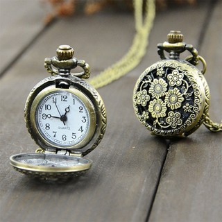 Jam Saku Mekanik Transparan Angka Romawi Motif Phoenix