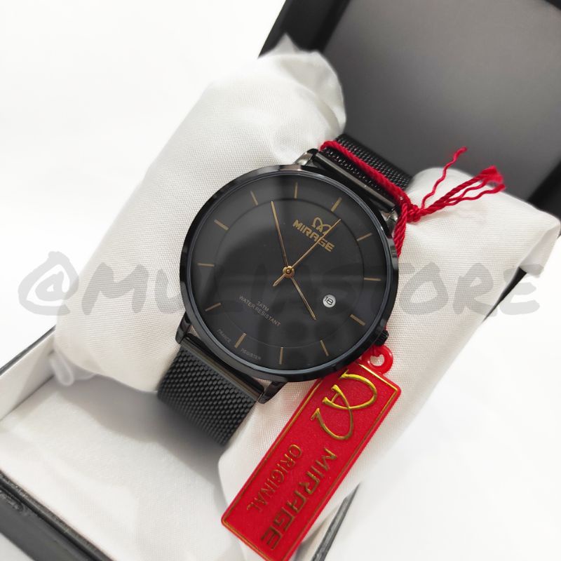 Jam Tangan Pria Mirage Original 8677 BRP M Analog