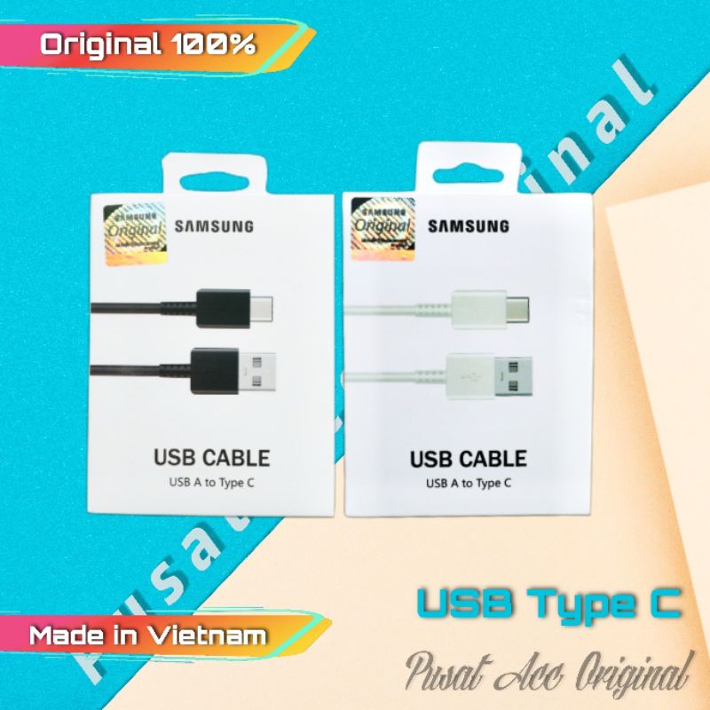 Kabel Data Samsung Galaxy A50 A51 A50s A32 A30 A20s A21 A12 Original-0