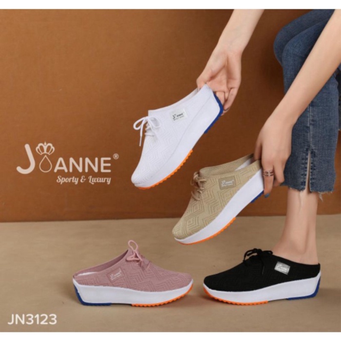 Unik {ORIGINAL BRAND} JOANNE Casual Slop Sneakers Shoes JN3123 Murah
