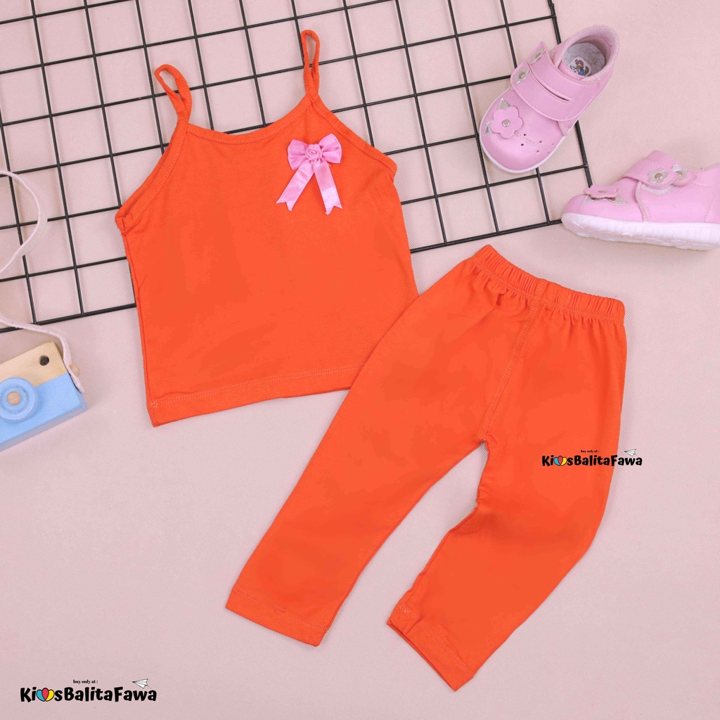 Setelan Violett uk bayi-2 Tahun / Baju Baby Anak Perempuan Kaos Tanktop Celana Panjang Legging Polos