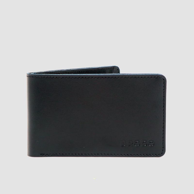 BRODO ORIGINAL*BEST SELLER*-DOMPET KULIT TIERA LEATHER WALLET BLACK