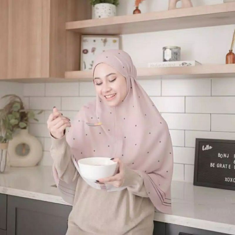 Ceria Bergo Vanilla Hijab