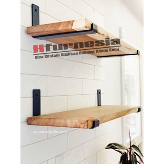 Ambalan Kayu Jati  Rak  Dapur  Rak  Bunga Rak  Gantung  Tempel 