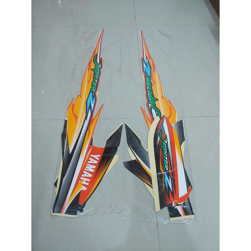 sttiping standar jupiter z 2005 hitam orange