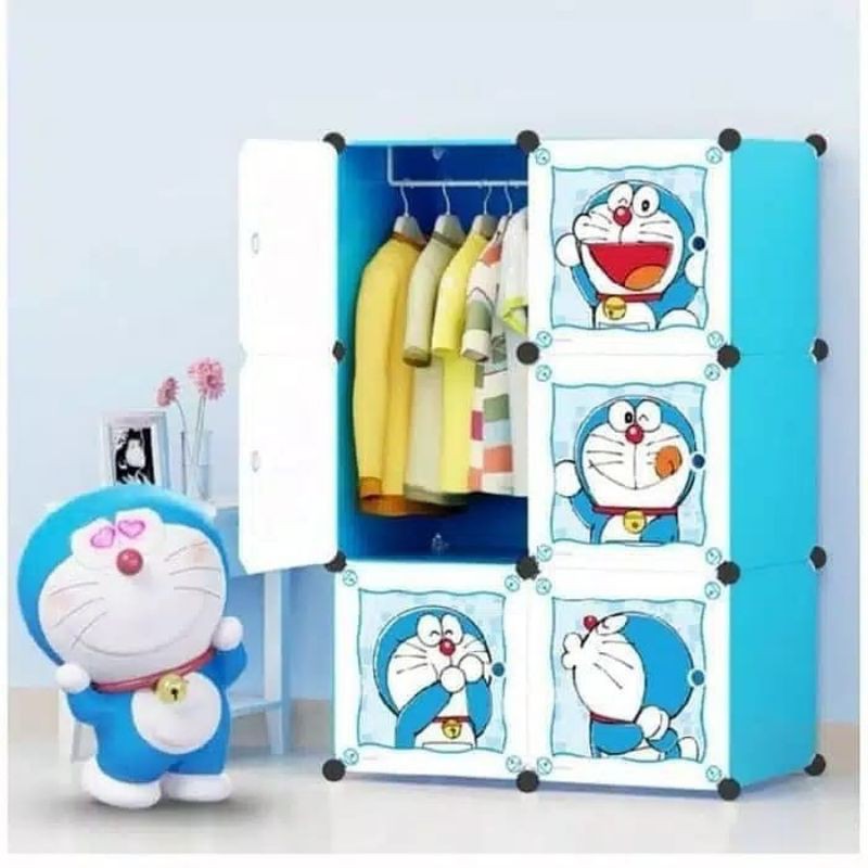 Lemari Portabel Karakter 6 Pintu