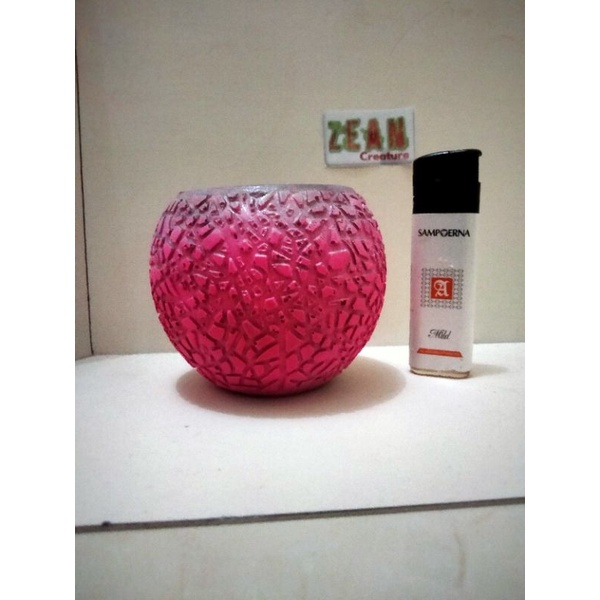 Pot bonsai shito/mame/ bunga mini, bahan fiberglass
